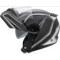 CASCO MODULAR K14 MTR NEGRO - PLATA CASCO MODULAR K14 MTR NEGRO - PLATA