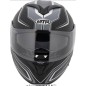 CASCO MODULAR K14 MTR NEGRO - PLATA CASCO MODULAR K14 MTR NEGRO - PLATA