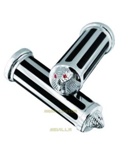 PUÑOS RAIL CON COBRA 22/25,4 MM. (1 PAR)