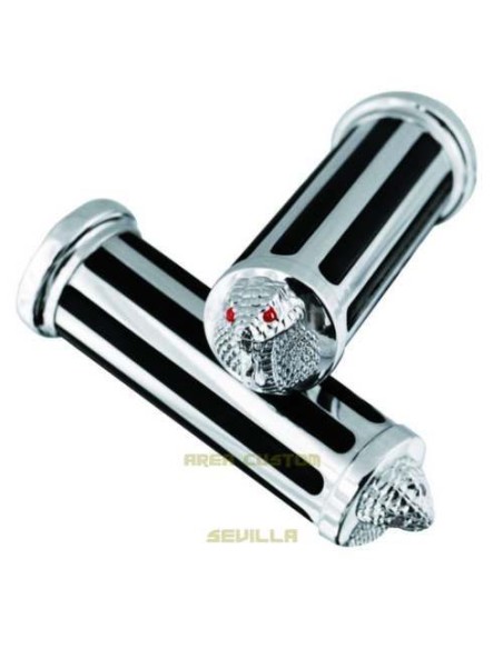 PUÑOS RAIL CON COBRA 22/25,4 MM. (1 PAR)