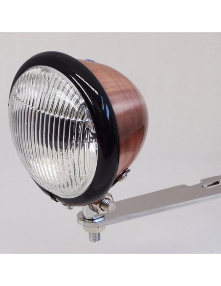 FARO AUXILIAR BATES HD COBRE CORONA BLACK 4 1/2" HOMOLOGADO ANTINIEBLA