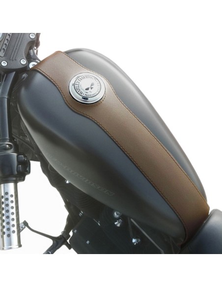 CUBREDEPOSITO MOTO PIEL HARLEY DAVIDSON SPORTSTER