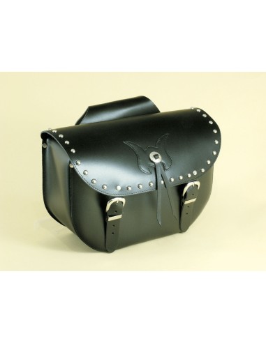 ALFORJAS PIEL LOWBAG TACHUELAS UNIVERSALES 40X25X15 ALFORJAS PIEL LOWBAG TACHUELAS UNIVERSALES 40X25X15