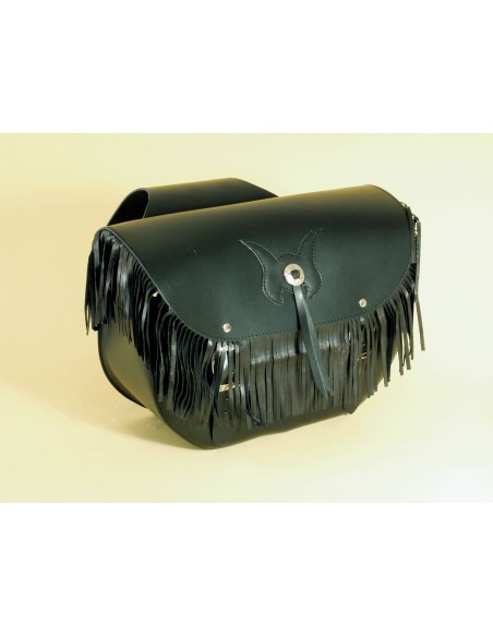 ALFORJAS PIEL LOWBAG FLECOS UNIVERSALES 40X25X15