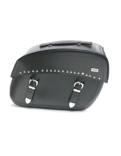 ALFORJAS KLICK-FIX QUEEN TACHUELAS PIEL 44X30X17