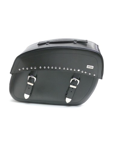 ALFORJAS KLICK-FIX QUEEN TACHUELAS PIEL 44X30X17 ALFORJAS KLICK-FIX QUEEN TACHUELAS PIEL 44X30X17