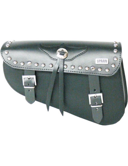 ALFORJA BASCULANTE HD SPORTSTER PIEL TACHUELAS CLASSIC