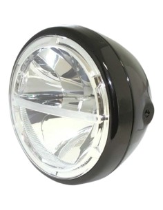 FARO DELANTERO NEGRO LED DE 18 CM (7")