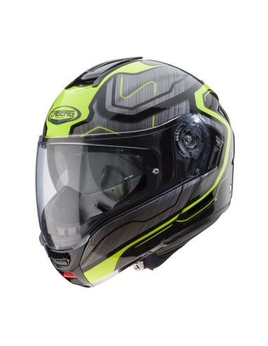 CASCO CABERG LEVO MODULAR FLOW NEGRO ANTRACITA - AMARILLO FLUOR CASCO CABERG LEVO MODULAR FLOW NEGRO ANTRACITA - AMARILLO FLUOR