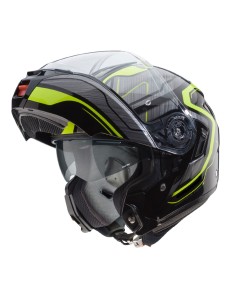CASCO CABERG LEVO MODULAR FLOW NEGRO ANTRACITA - AMARILLO FLUOR