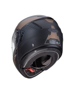 CASCO CABERG LEVO MODULAR PROSPECT NEGRO MATE - BRONCE