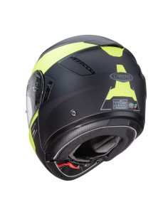 CASCO CABERG LEVO MODULAR PROSPECT NEGRO MATE - AMARILLO FLUOR