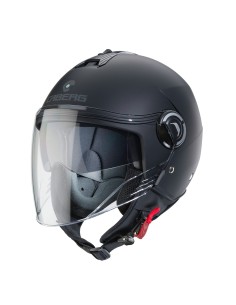 CASCO JET RIVIERA V4 CABERG NEGRO MATE