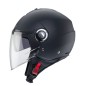 CASCO JET RIVIERA V4 CABERG NEGRO MATE