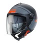 CASCO JET RIVIERA V4 CABERG ELITE NEGRO MATE -ANTRACITA - NARANJA CASCO JET RIVIERA V4 CABERG ELITE NEGRO MATE -ANTRACITA - NARANJA