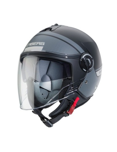 CASCO JET RIVIERA V4 CABERG ELITE NEGRO MATE - ANTRACITA - GRIS CASCO JET RIVIERA V4 CABERG ELITE NEGRO MATE - ANTRACITA - GRIS