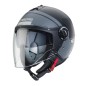 CASCO JET RIVIERA V4 CABERG ELITE NEGRO MATE - ANTRACITA - GRIS CASCO JET RIVIERA V4 CABERG ELITE NEGRO MATE - ANTRACITA - GRIS