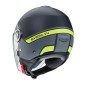 CASCO JET RIVIERA V4 CABERG ELITE NEGRO MATE - ANTRACITA - FLUOR CASCO JET RIVIERA V4 CABERG ELITE NEGRO MATE - ANTRACITA - FLUOR
