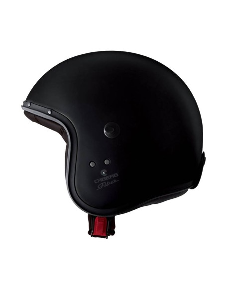 CASCO JET CABERG FREERIDE NEGRO MATE