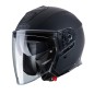 CASCO JET CABERG FLYON NEGRO MATE