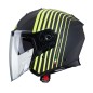 CASCO JET CABERG FLYON BAKARI NEGRO MATE - FLUOR CASCO JET CABERG FLYON BAKARI NEGRO MATE - FLUOR