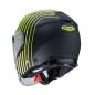 CASCO JET CABERG FLYON BAKARI NEGRO MATE - FLUOR CASCO JET CABERG FLYON BAKARI NEGRO MATE - FLUOR
