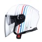 CASCO JET CABERG FLYON BAKARI BLANCO - PLATA - BMW CASCO JET CABERG FLYON BAKARI BLANCO - PLATA - BMW