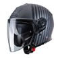 CASCO JET CABERG FLYON BAKARI GRIS PLOMO MATE - NEGRO CASCO JET CABERG FLYON BAKARI GRIS PLOMO MATE - NEGRO