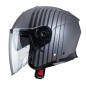 CASCO JET CABERG FLYON BAKARI GRIS PLOMO MATE - NEGRO CASCO JET CABERG FLYON BAKARI GRIS PLOMO MATE - NEGRO