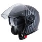 CASCO JET CABERG FLYON BAKARI GRIS PLOMO MATE - NEGRO CASCO JET CABERG FLYON BAKARI GRIS PLOMO MATE - NEGRO