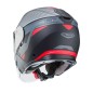 CASCO JET CABERG FLYON RIO NEGRO MATE - ROJO - ANTRACITA - PLATA CASCO JET CABERG FLYON RIO NEGRO MATE - ROJO - ANTRACITA - PLATA
