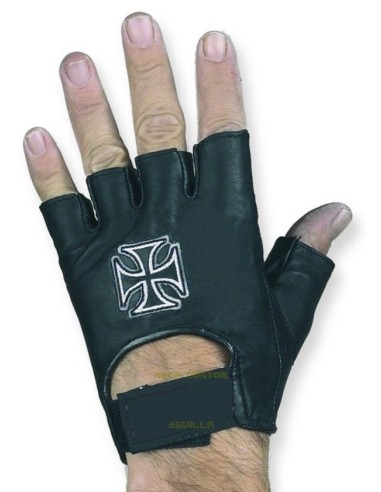 GUANTES CORTOS PIEL CRUZ DE MALTA GUANTES CORTOS PIEL CRUZ DE MALTA