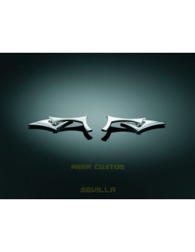 ESPEJOS RAZORBACK CROMADOS