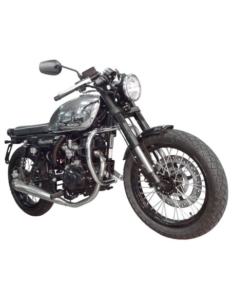 DEFENSA MOTOR HANWAY RAW 125 SR CHROME