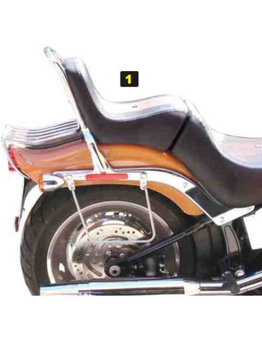 SOPORTE ALFORJAS HARLEY DAVIDSON SOFTAIL FX FAT BOB (17 - UP)  PARA SIST KLICK FIX