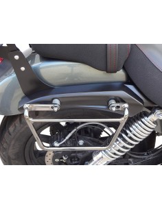 SOPORTE ALFORJAS HYOSUNG AQUILA  GV250DR (2018 - UP) PARA SIST KLICK FIX