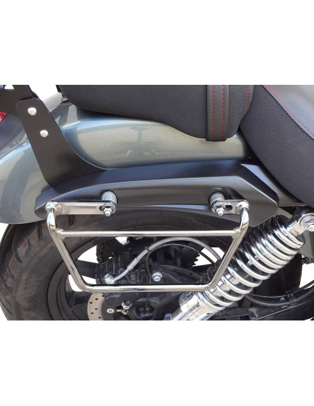 SOPORTE ALFORJAS HYOSUNG AQUILA  GV250DR (2018 - UP) PARA SIST KLICK FIX