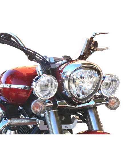 SOPORTE FAROS YAMAHA MIDNIGHT STAR XVS1300A (2007 - 2016 - 2018)
