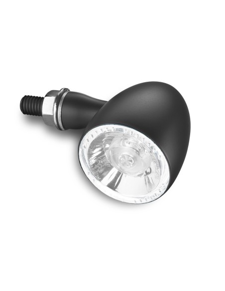 INTERMITENTE LED BULLET 1000 PL NEGRO HOMOLOGADO