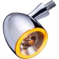 INTERMITENTE Y LUZ POSICION LED BULLET 1000  NEGRO HOMOLOGADO