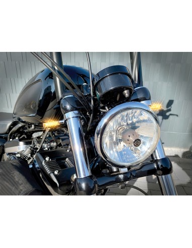 INTERMITENTES LED LUZ POSICION CROMADA BLOKK-LINE  HOMOLOGADO