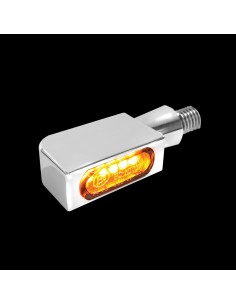 INTERMITENTES LED BLOKK-LINE MICRO CROMADO HOMOLOGADO