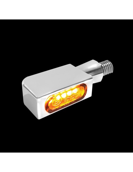 INTERMITENTES LED BLOKK-LINE MICRO CROMADO HOMOLOGADO