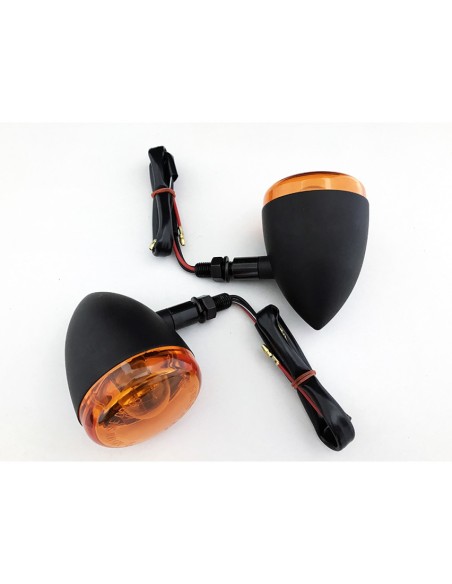 INTERMITENTES CARCASA ALUMINIO NEGRO-INCAND 3CB HOMOLOGADO