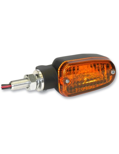INTERMITENTES CARCASA ALUMINIO NEGRO-INCAND AMBAR 3CB HOMOLOGADO