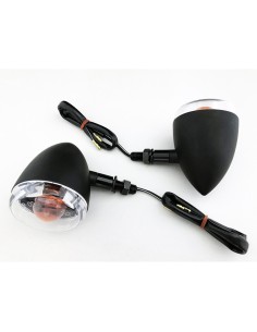 INTERMITENTES CARCASA ALUMINIO NEGRO-INCAND 2CB TR HOMOLOGADO