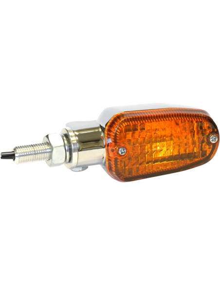 INTERMITENTES CARCASA ALUMINIO CROMADO-INCAND 2CB AMBAR HOMOLOGADOO