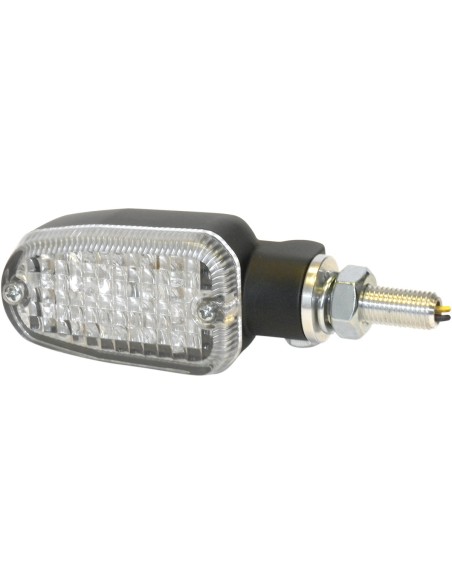 INTERMITENTES LED CARCASA ALUMINIO NEGRO 18LED 2CB TR HOMOLOGADO