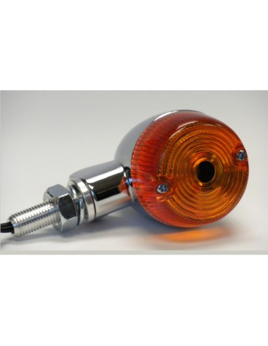 INTERMITENTES LED CARCASA ALUMINIO CROMADO AMBAR FL SENC ØLENTE 47MM HOMOLOGADO INTERMITENTES LED CARCASA ALUMINIO CROMADO AMBAR FL SENC ØLENTE 47MM HOMOLOGADO