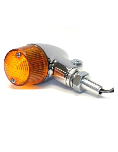 INTERMITENTES LED CARCASA ALUMINIO CROMADO AMBAR FL SENC ØLENTE 36MM HOMOLOGADO INTERMITENTES LED CARCASA ALUMINIO CROMADO AMBAR FL SENC ØLENTE 36MM HOMOLOGADO